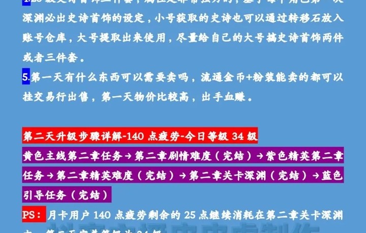 【转载】晶核手游保姆级升级攻略6.0-抖音主播皮皮虎制作