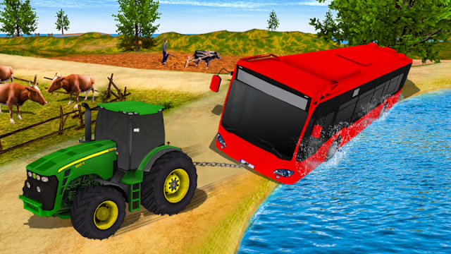 执行多任务拖拉机拉动和自动农业责任游戏2019年。图片3
