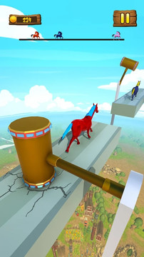 馬 跑 滑稽 種族 3D 獨角獸 競速 遊戲類图片6