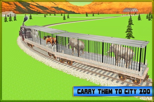 火车运输：动物园里的动物图片13