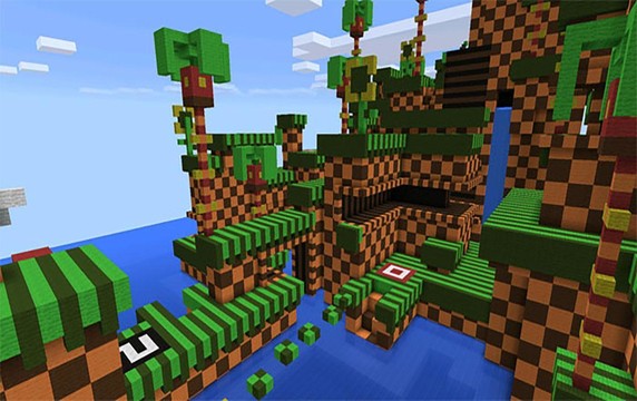 Sonic Parkour! parkour MCPE map!图片2