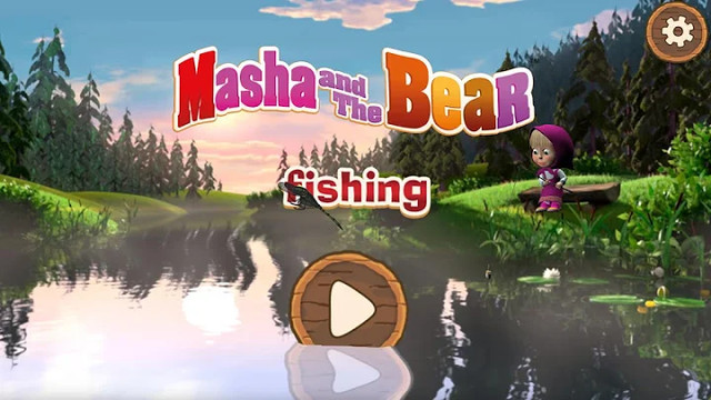 马莎和熊：孩子们钓鱼图片1