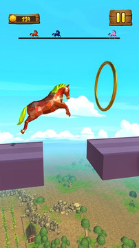 馬 跑 滑稽 種族 3D 獨角獸 競速 遊戲類图片3