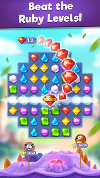 Bling Crush - Free Match 3 Puzzle Game图片2