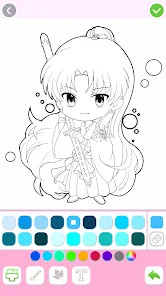 Cute Drawing : Anime Color Fan图片5