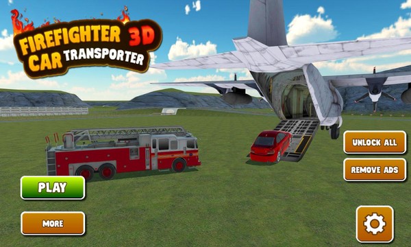 Firefighter Car Transporter 3D图片5