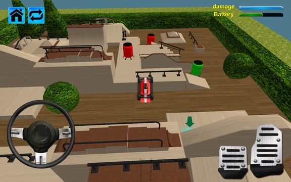 滑板公园遥控赛车3D图片3