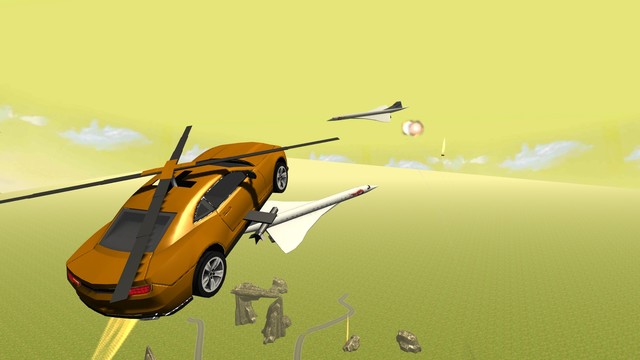 Flying Muscle Helicopter Car图片2
