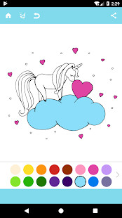 Unicorn Coloring Book图片3