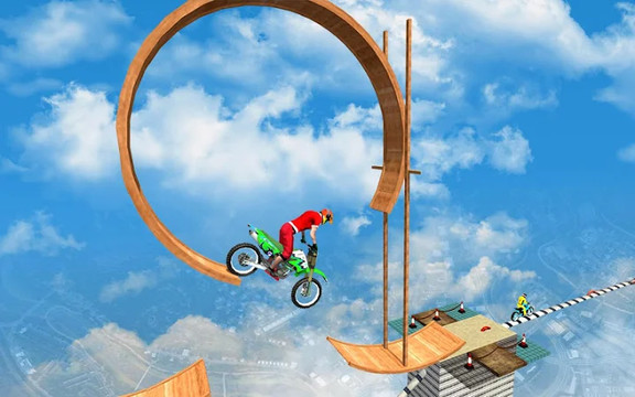 Sky bike stunt 3d | Bike Race – Free Bike Games图片1