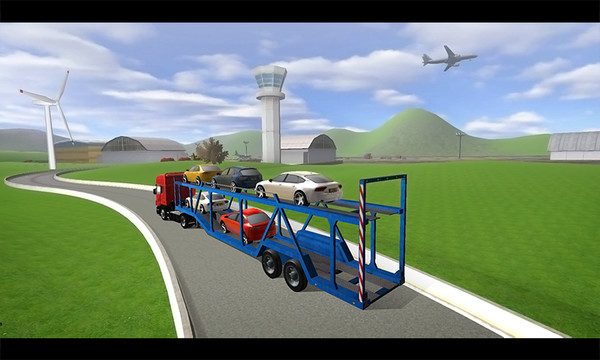 City Airport Cargo Plane 3D图片2