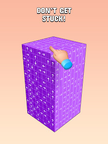 Tap to Unblock 3d Cube Away图片4