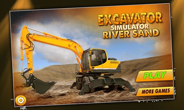 挖掘机模拟器河砂图片4