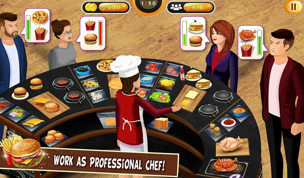 超级厨师厨房故事：餐厅烹饪游戏图片6