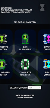 Omnitrix Simulator 3D | Over 10 aliens viewer图片5