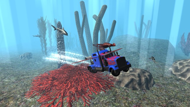 Submarine Transformer Truck 3D图片1