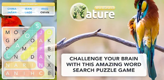 Word Search Nature Puzzle Game图片2