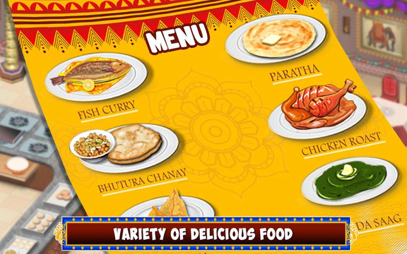 印度食品餐厅厨房故事烹饪游戏图片7