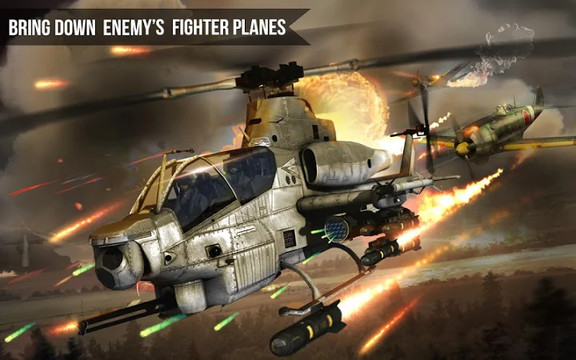 Army Gunship Helicopter Games 3D: Joycity Battle图片6