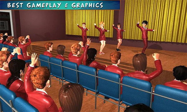 高中女孩模拟器：虚拟生活游戏3D图片5