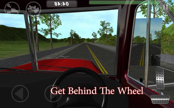Big Red Truck: 3D Driving Sim图片3