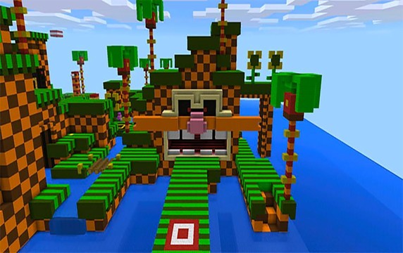 Sonic Parkour! parkour MCPE map!图片3