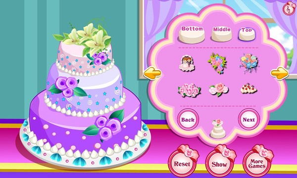 玫瑰婚礼蛋糕游戏图片3