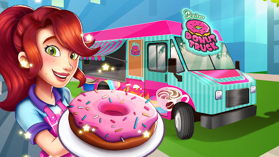 Boston Donut Truck - Fast Food Cooking Game图片9