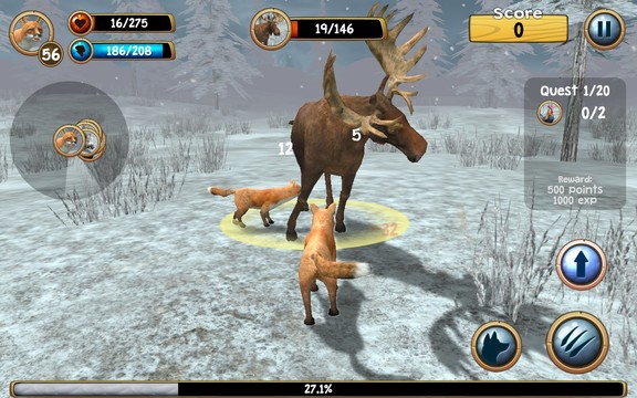 Wild Fox Sim 3D图片2