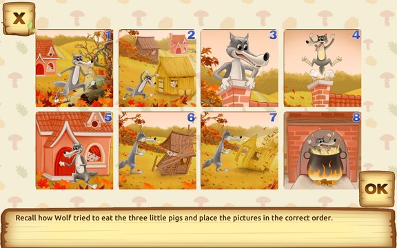 Three Little Pigs - Fairy Tale with Games Free图片4