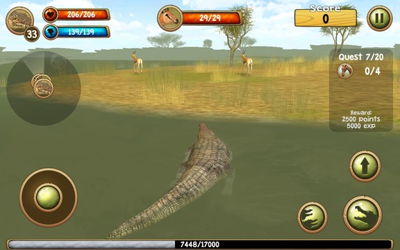 Wild Crocodile Simulator 3D图片4