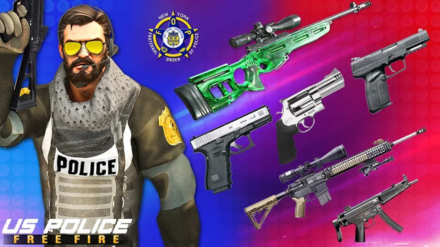 US Police Free Fire - Free Action Game图片3