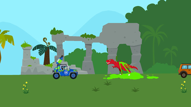 恐龙警卫队 - 驾驶越野车，抓捕侏罗纪恐龙！图片5