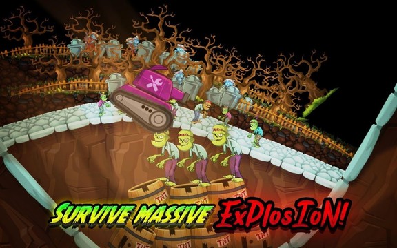 Zombie Survival Games: Pocket Tanks Battle图片2