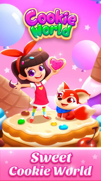 Cookie World -- Clash of Cookie & Colorful Puzzle图片2