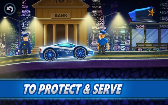 Police car racing for kids图片2