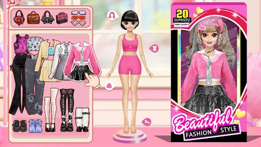 Doll Makeover: dress up games图片2