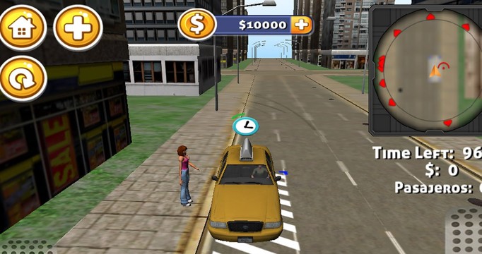 3D职务出租车司机的游戏图片3
