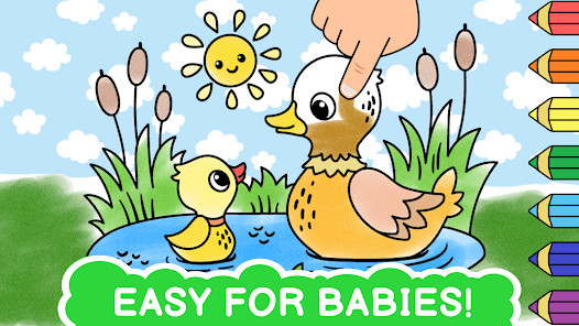 Easy coloring book for kids图片5