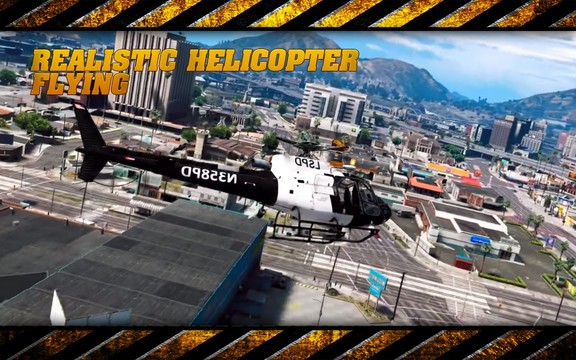 Police Helicopter : Crime City Cop Simulator Game图片1