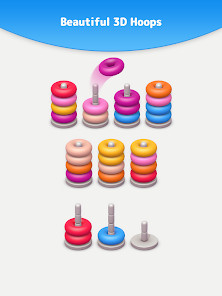 Color Sort 3D — Hoop Stack图片3