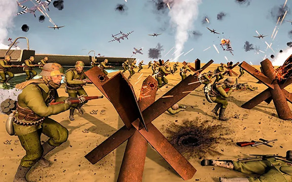 d日第二次世界大战：ww2射击游戏3d图片1