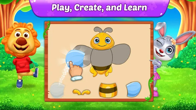 Puzzle Kids - Animals Shapes and Jigsaw Puzzles图片5