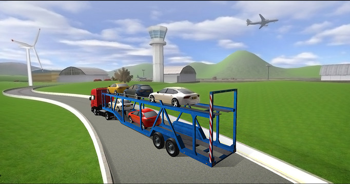 City Airport Cargo Plane 3D图片4
