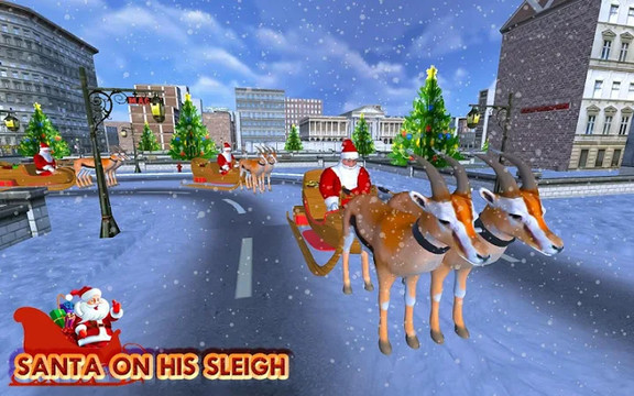 Christmas Santa Rush Gift Delivery- New Game 2020图片1