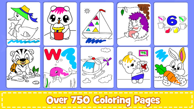 Coloring Games : PreSchool Coloring Book for kids图片2