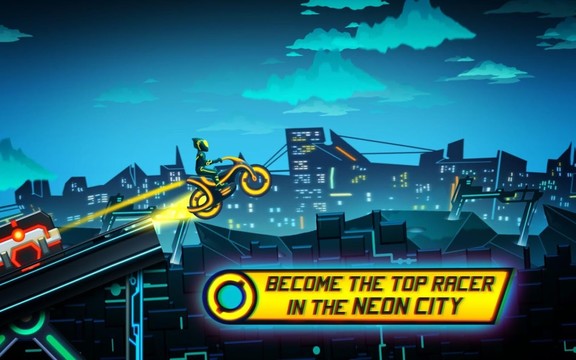 Bike Race Game: Traffic Rider Of Neon City图片3