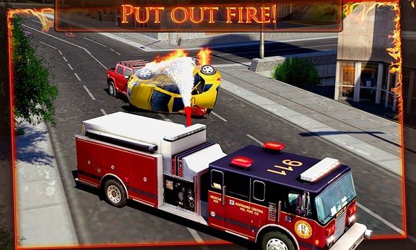 Fire Truck Emergency Rescue 3D图片3