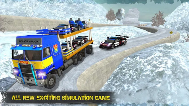 OffRoad Police Transporter Truck Games图片3