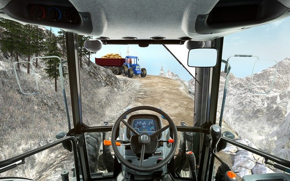 重型拖拉机推车货物：农民模拟器图片10